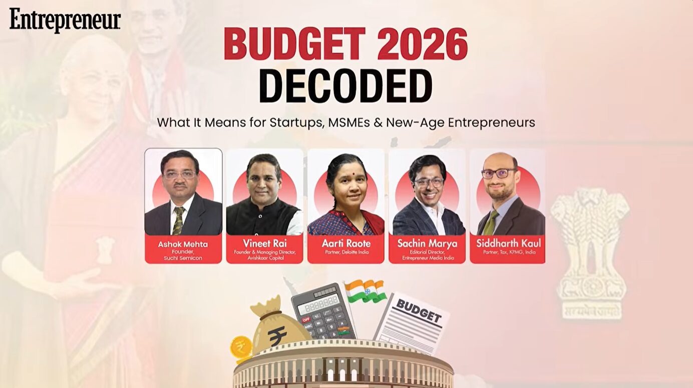 Post Budget 2026 discussion by Entrepreneur India ft. Vineet Rai, Founder, Aavishkaar Group