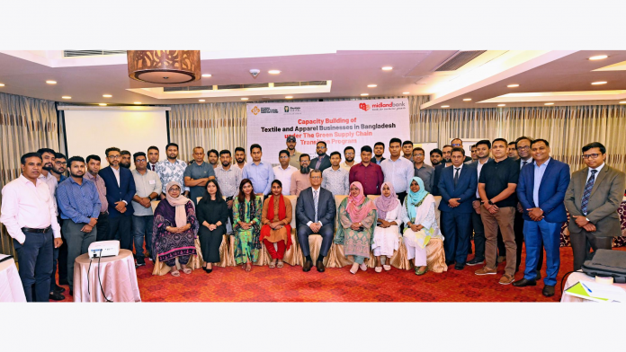 Midland Bank hosts workshop to boost ESG capacity in textile sector with Aavishkaar Capital GSCSF...